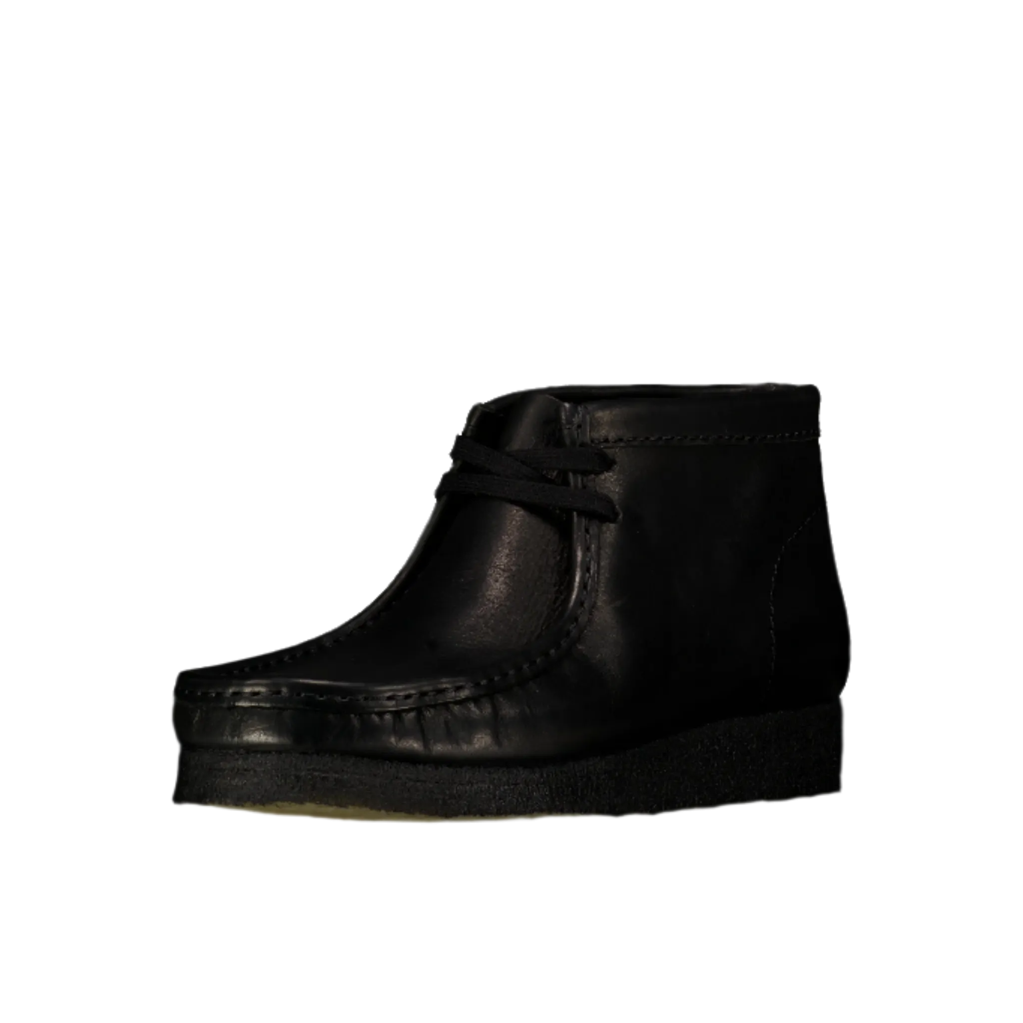 Wallabee Boot Black Leather