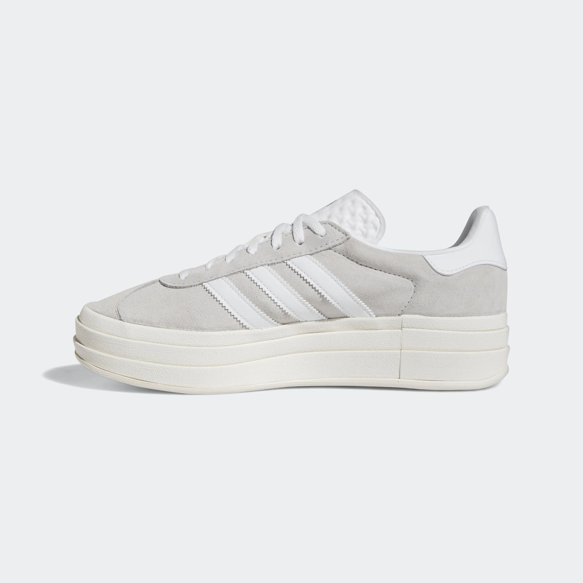 Women's adidas Originals Gazelle Bold Shoes Grey Two