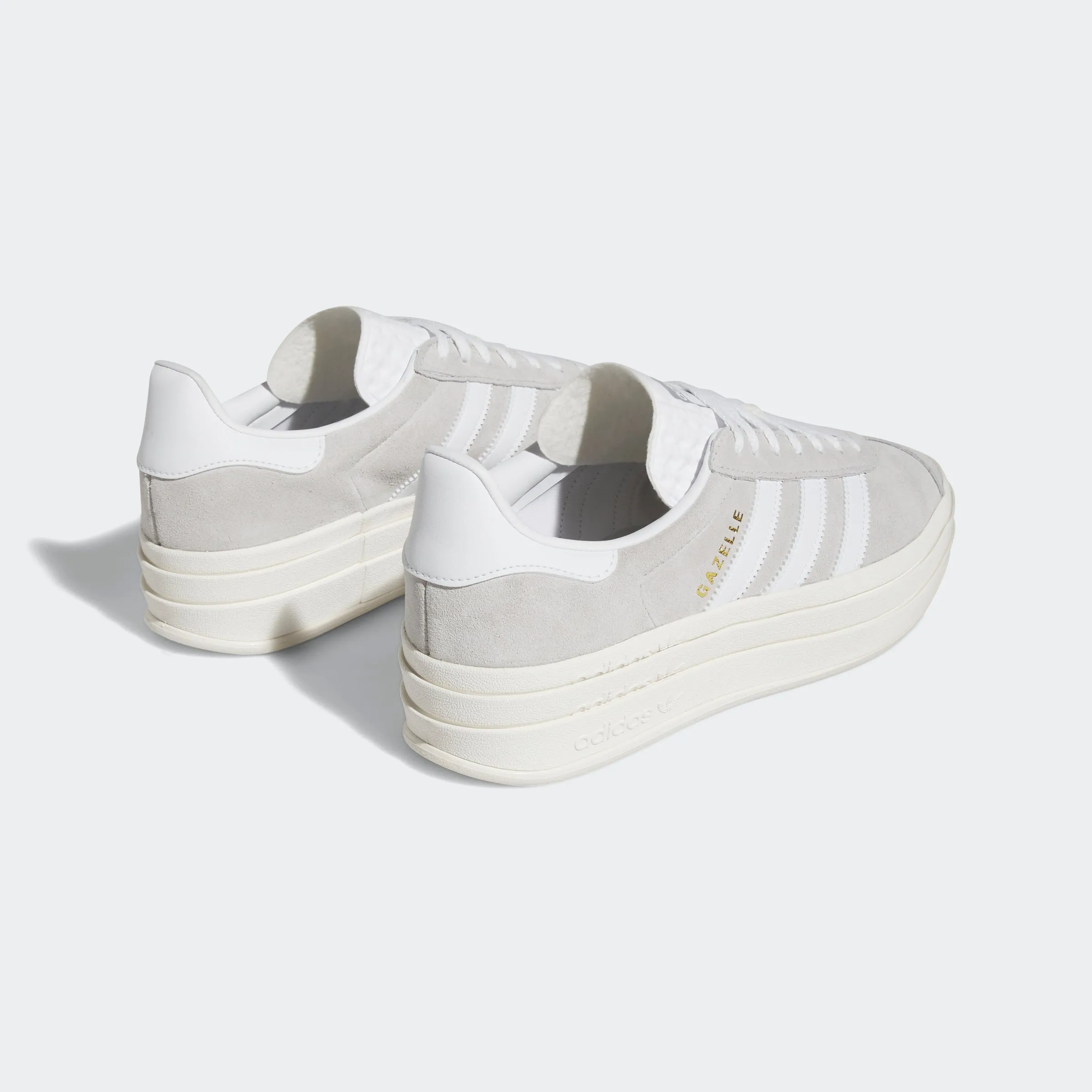 Women's adidas Originals Gazelle Bold Shoes Grey Two