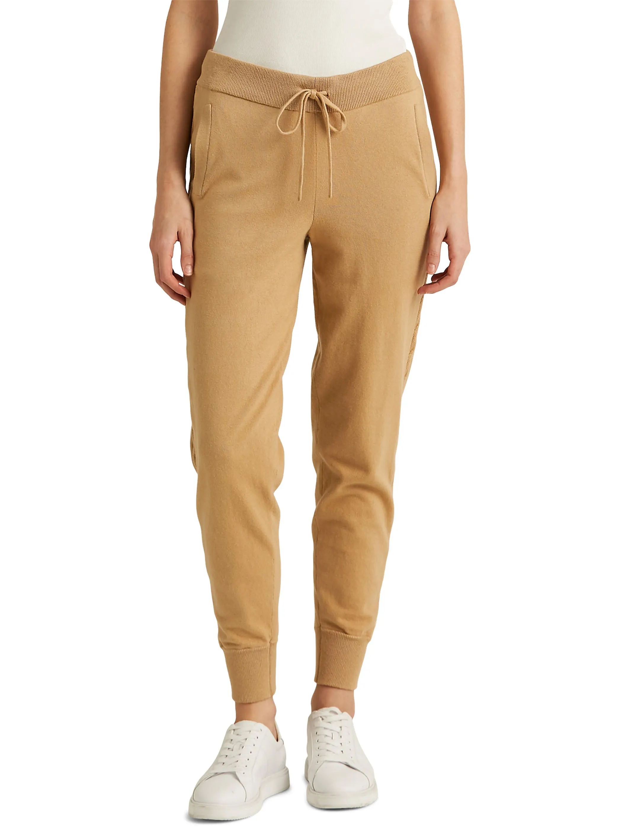 Womens Lauren By Ralph Lauren Trousers in Tan