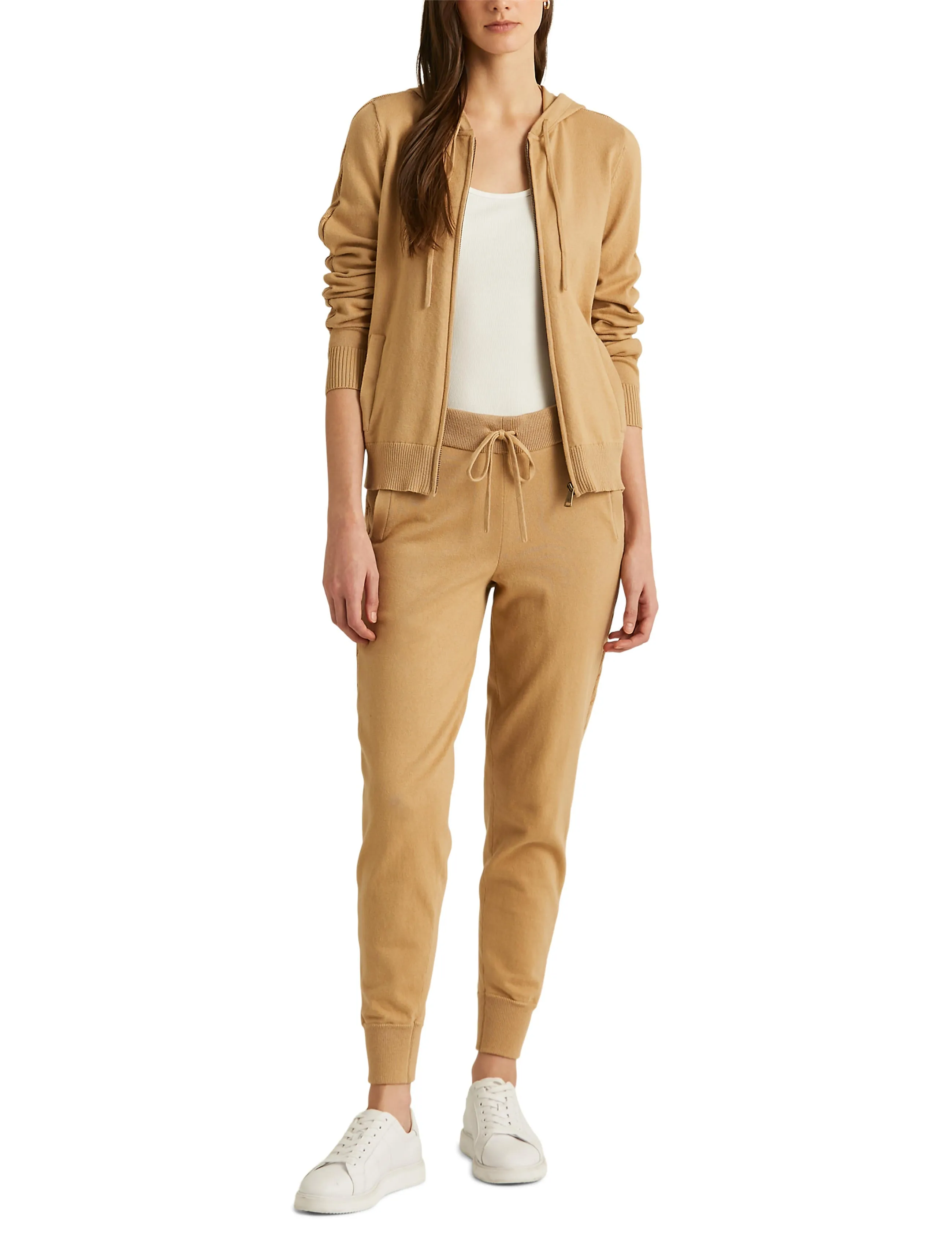 Womens Lauren By Ralph Lauren Trousers in Tan