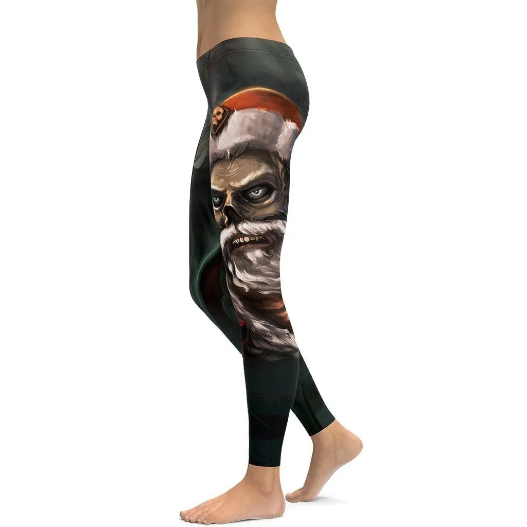 Zombie Santa Leggings