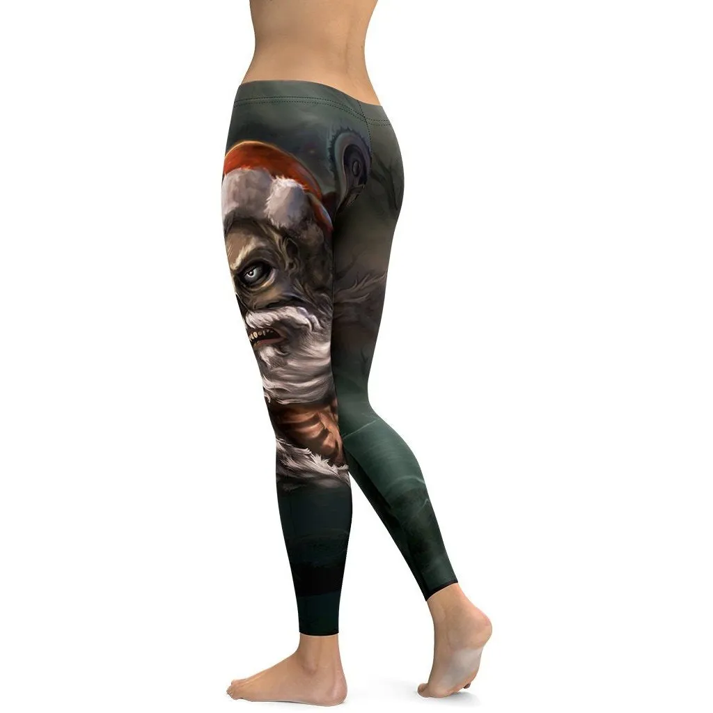 Zombie Santa Leggings