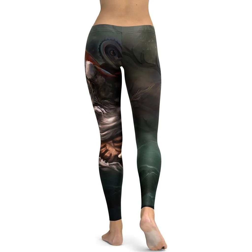 Zombie Santa Leggings