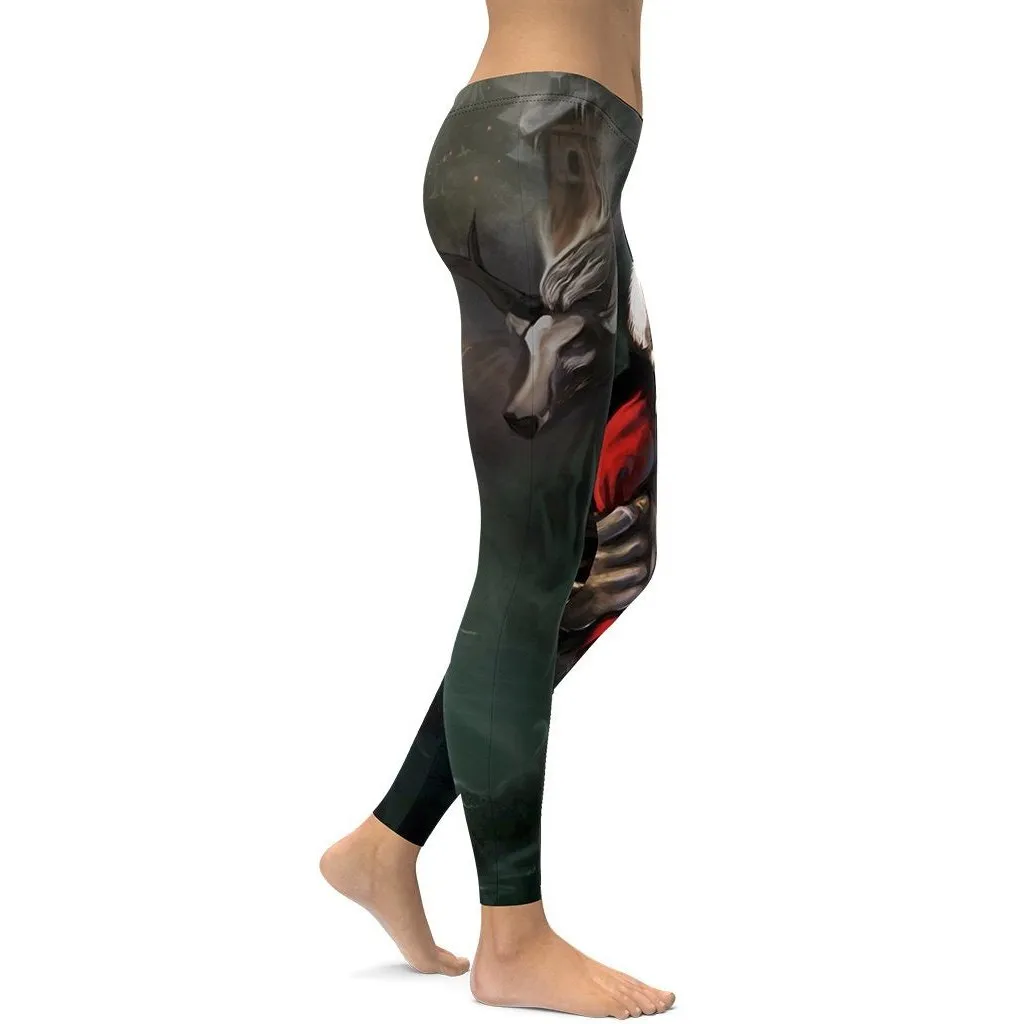 Zombie Santa Leggings